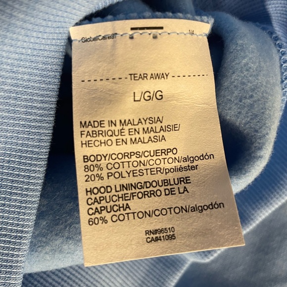 Under Armour women’s light blue hoodie, size Large, NWT - Picture 6 of 6